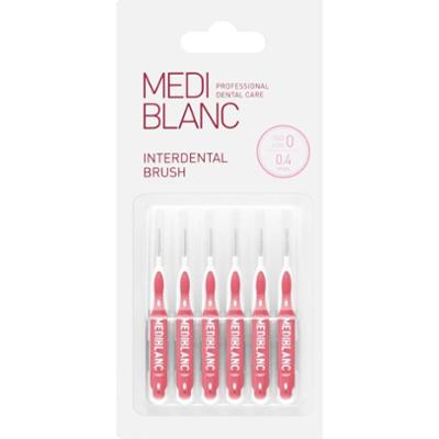 MEDIBLANC Interdental Pick-brush szczoteczka międzyzębowa 0,4 mm Pink 6 szt.