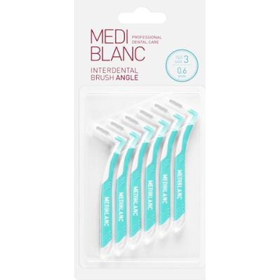 MEDIBLANC Interdental Pick-brush Angle szczoteczka międzyzębowa 6 szt. 0,6 mm Blue 6 szt.