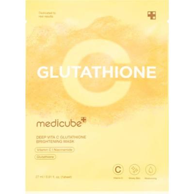 medicube Deep Vita C Glutathione Brightening Mask maska rozświetlająca w płacie 27 ml
