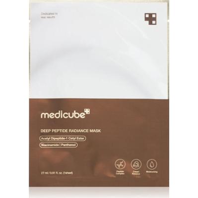 medicube Deep Peptide Radiance Mask maska nawilżająca w płacie zwiększenie elastyczności skóry 27 ml