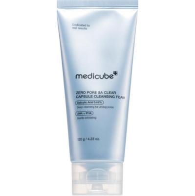 medicube Zero Pore Capsule Cleansing Foam pianka dogłębnie oczyszczająca z efektem złuszczającym 120 g