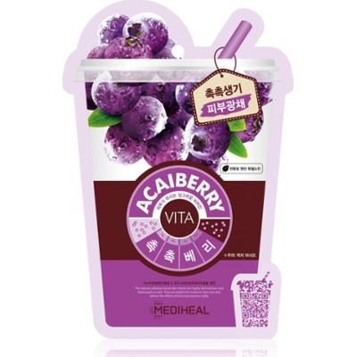 MEDIHEAL Vita Mask Acaiberry maseczka w płachcie z efektem wzmacniającym 20 ml