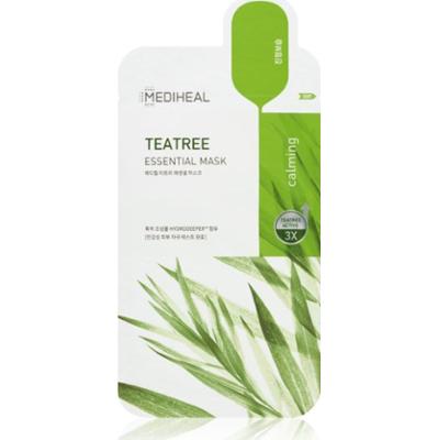 MEDIHEAL Essential Mask Teatree maska łagodząca w płacie przeciw trądzikowi 24 ml