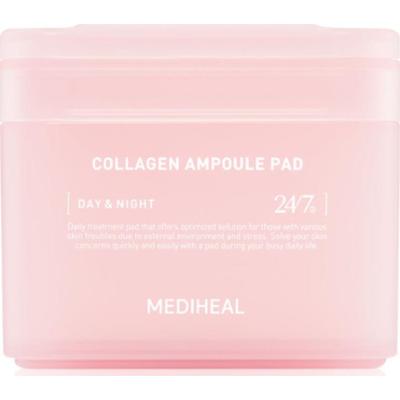 MEDIHEAL Collagen Ampoule Pad tonizujące płatki do twarzy do nawilżenia i ujędrnienia skóry 100 szt.
