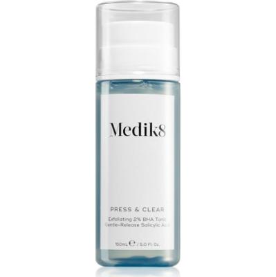 Medik8 Press & Clear tonik delikatnie złuszczający zapewnia stopniowe uwalnianie 150 ml
