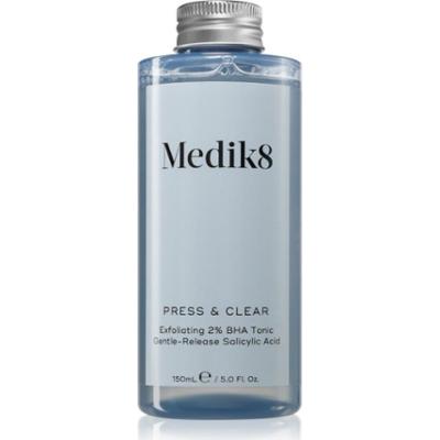 Medik8 Press & Clear tonik delikatnie złuszczający zapewnia stopniowe uwalnianie 150 ml