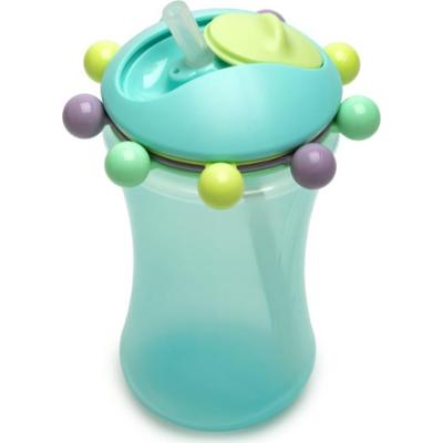 Melii Abacus Straw Sippy Cup kubek ze słomką Blue 340 ml