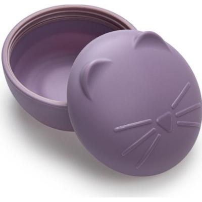 Melii Silicone Bowl with Lid pudełko śniadaniowe Cat 350 ml