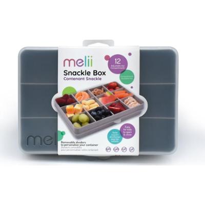 Melii Snackle Box pudełko na przekąskę Grey 1368 ml