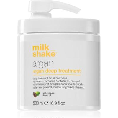 milk_shake® Argan Deep Treatment pielęgnacja olejkowa do wszystkich rodzajów włosów 500 ml