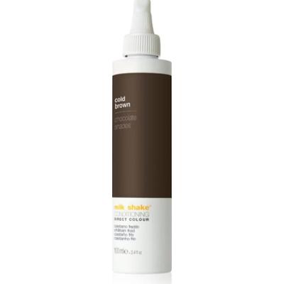 milk_shake® Direct Colour odżywka tonująca intensywnie nawilżający Cold Brown 100 ml