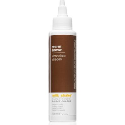 milk_shake® Direct Colour odżywka tonująca intensywnie nawilżający Warm Brown 100 ml