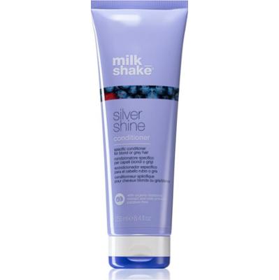 milk_shake® Silver Shine odżywka do blond włosów neutralizująca żółtawe odcienie 250 ml