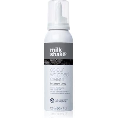milk_shake® Colour Whipped Cream pianka tonująca do wszystkich rodzajów włosów Intense gray 100 ml