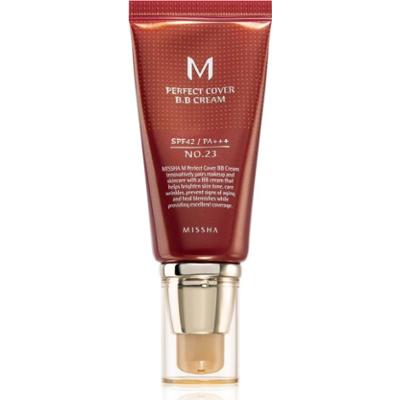 Missha M Perfect Cover krem BB z wysoką ochroną UV odcień No. 23 Natural Beige SPF42/PA+++ 50 ml