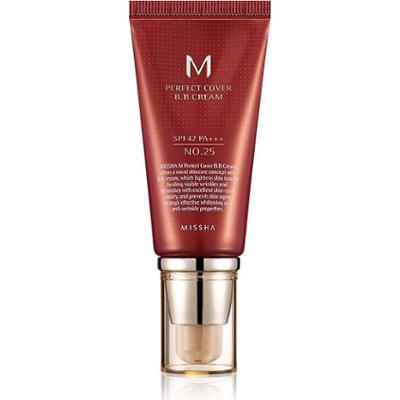 Missha M Perfect Cover krem BB z wysoką ochroną UV odcień No. 25 Warm Beige SPF42/PA+++ 50 ml