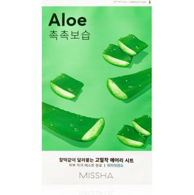 Missha Airy Fit Aloe maseczka w płachcie o działaniu nawilżającym i łagodzącym 19 g