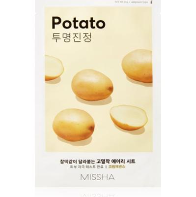 Missha Airy Fit Potato wygładzająca maseczka w płacie z efektem rozświetlającym 19 g