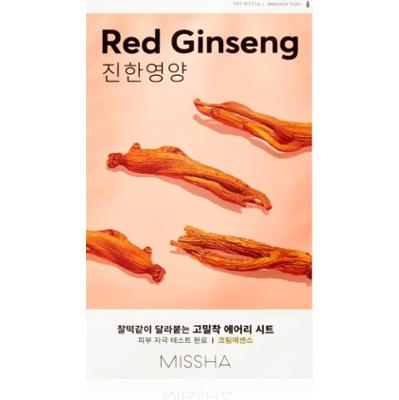 Missha Airy Fit Red Ginseng maseczka w płachcie o działaniu nawilżająco-rewitalizującym 19 g