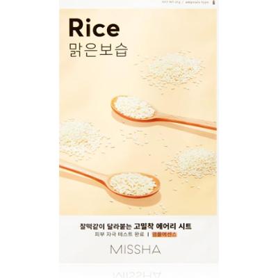 Missha Airy Fit Rice maseczka z płachcie o działaniu oczyszczającym i odświeżającym 19 g