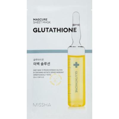 Missha Mascure Glutathione maska rozświetlająca w płacie 28 ml