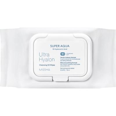 Missha Super Aqua 10 Hyaluronic Acid chusteczki oczyszczające do demakijażu 30 szt.