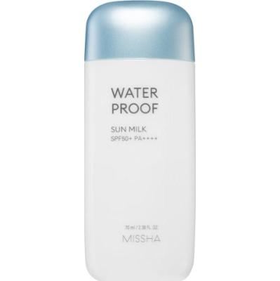 Missha All Around Safe Block Waterproof Sun Milk wodoodporne mleczko do opalania SPF 50+ 70 ml