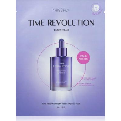 Missha Time Revolution Night Repair Ampoule przeciwzmarszczkowa maska w płachcie 30 g