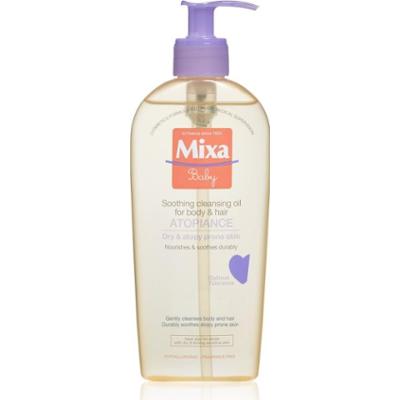 Mixa Panthenol Comfort kojący i oczyszczający olejek do włosów i skóry głowy ze skłonnością do atopii 250 ml