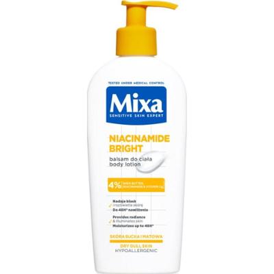 Mixa Niacinamide Bright Balsam Do Ciała mleczko rozjaśniające i nawilżające z niacynamidem 250 ml
