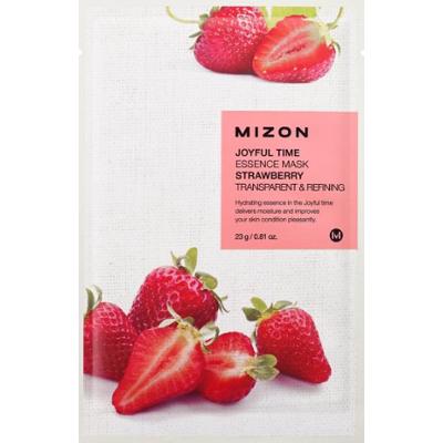 Mizon Joyful Time Strawberry maseczka w płachcie o działaniu zmiękczającym 23 g