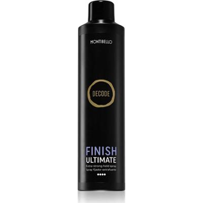 Montibello Decode Finish Ultimate Spray lakier do włosów mocno utrwalający odporny na wilgoć w powietrzu 400 ml