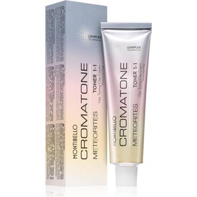 Montibello Cromatone Meteorites Toner toner koloryzujący do włosów w odcieniu jasny blond, z pasemkami oraz siwych odcień Titanium Grey 60 g