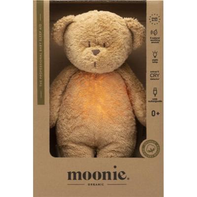 Moonie Bear 2.0 Organic Cappuccino przytulanka do spania z melodią 1 szt.