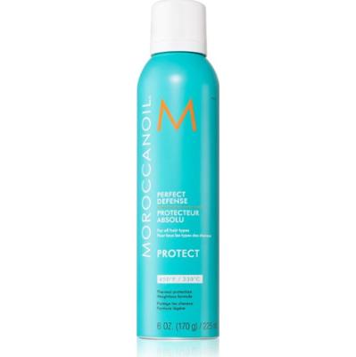 Moroccanoil Protect termoochronny spray stosowany podczas używania prostownicy i lokówki 225 ml