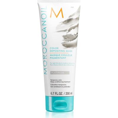 Moroccanoil Color Depositing delikatna odżywiająca maska bez trwałych pigmentów barwiących Platinum 200 ml