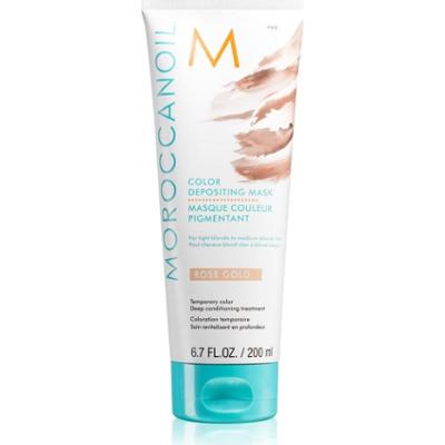 Moroccanoil Color Depositing delikatna odżywiająca maska bez trwałych pigmentów barwiących Rose Gold 200 ml