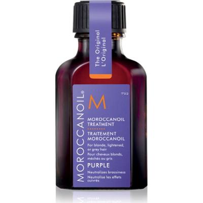 Moroccanoil Treatment Purple olejek odżywczy do blond i siwych włosów 25 ml
