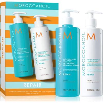 Moroccanoil Repair Shampoo & Conditioner Duo zestaw do włosów zniszczonych zabiegami chemicznymi