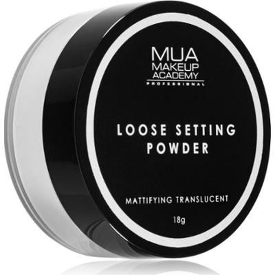 MUA Makeup Academy Matte transparentny puder sypki matujące 16 g