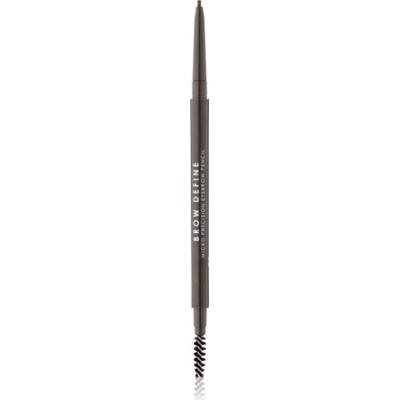 MUA Makeup Academy Brow Define precyzyjna kredka do brwi ze szczotką odcień Dark Brown 0.05 g