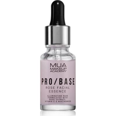MUA Makeup Academy PRO/BASE Rose rozświetlająca baza pod makijaż z wyciągiem z dzikiej róży 15 ml