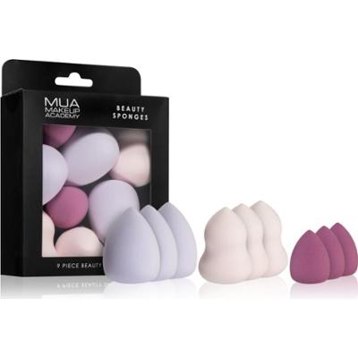 MUA Makeup Academy Beauty Sponge gąbka do makijażu 9 szt.
