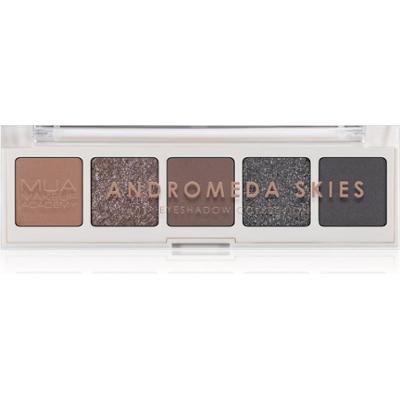 MUA Makeup Academy Eyeshadow Collection 5 Shade Palette paleta cieni do powiek odcień Andromeda Skies 3.8 g