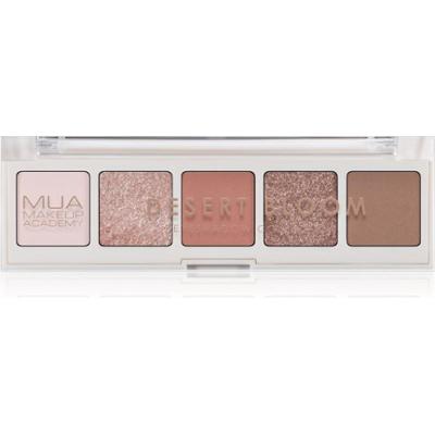 MUA Makeup Academy Eyeshadow Collection 5 Shade Palette paleta cieni do powiek odcień Desert Bloom 3.8 g