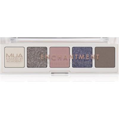 MUA Makeup Academy Eyeshadow Collection 5 Shade Palette paleta cieni do powiek odcień Enchantment 3.8 g