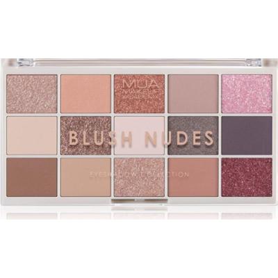 MUA Makeup Academy Eyeshadow Collection 15 Shade Palette paleta cieni do powiek odcień Blush Nudes 12 g