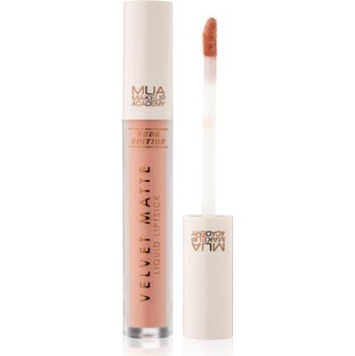 MUA Makeup Academy Velvet Matte Nude Edition pomadka matowa w płynie odcień Tempting 3 ml