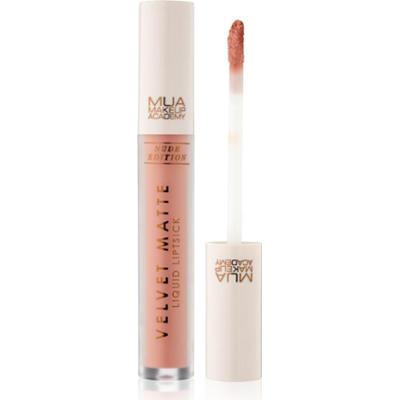 MUA Makeup Academy Velvet Matte Nude Edition pomadka matowa w płynie odcień Mocha 3 ml