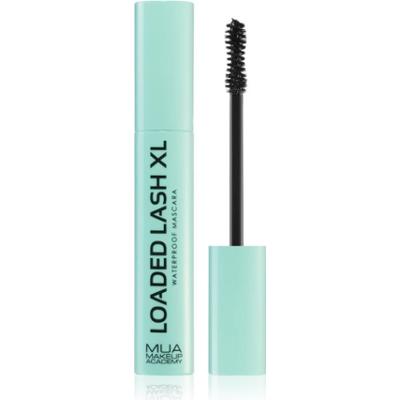 MUA Makeup Academy Loaded Lash XL wodoodporny tusz do rzęs wydłużający, podkręcający i nadający rzęsom objętość odcień Black 8 g